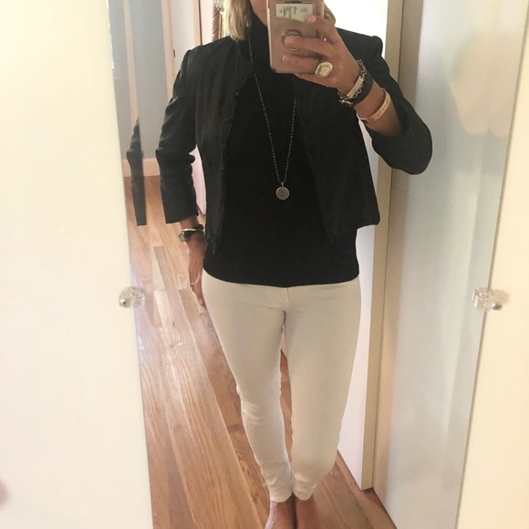 Ellen Tracy Downtown Glam Black Mock Turtleneck - Picture 5 of 9